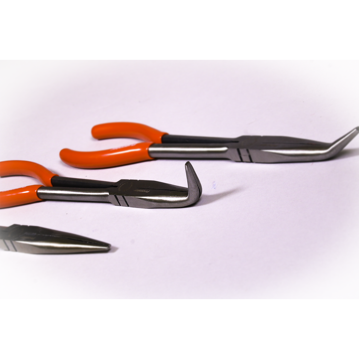 Sealey Needle Nose Pliers Set 3 Pieces 280mm Fully Polished Finish AK8568