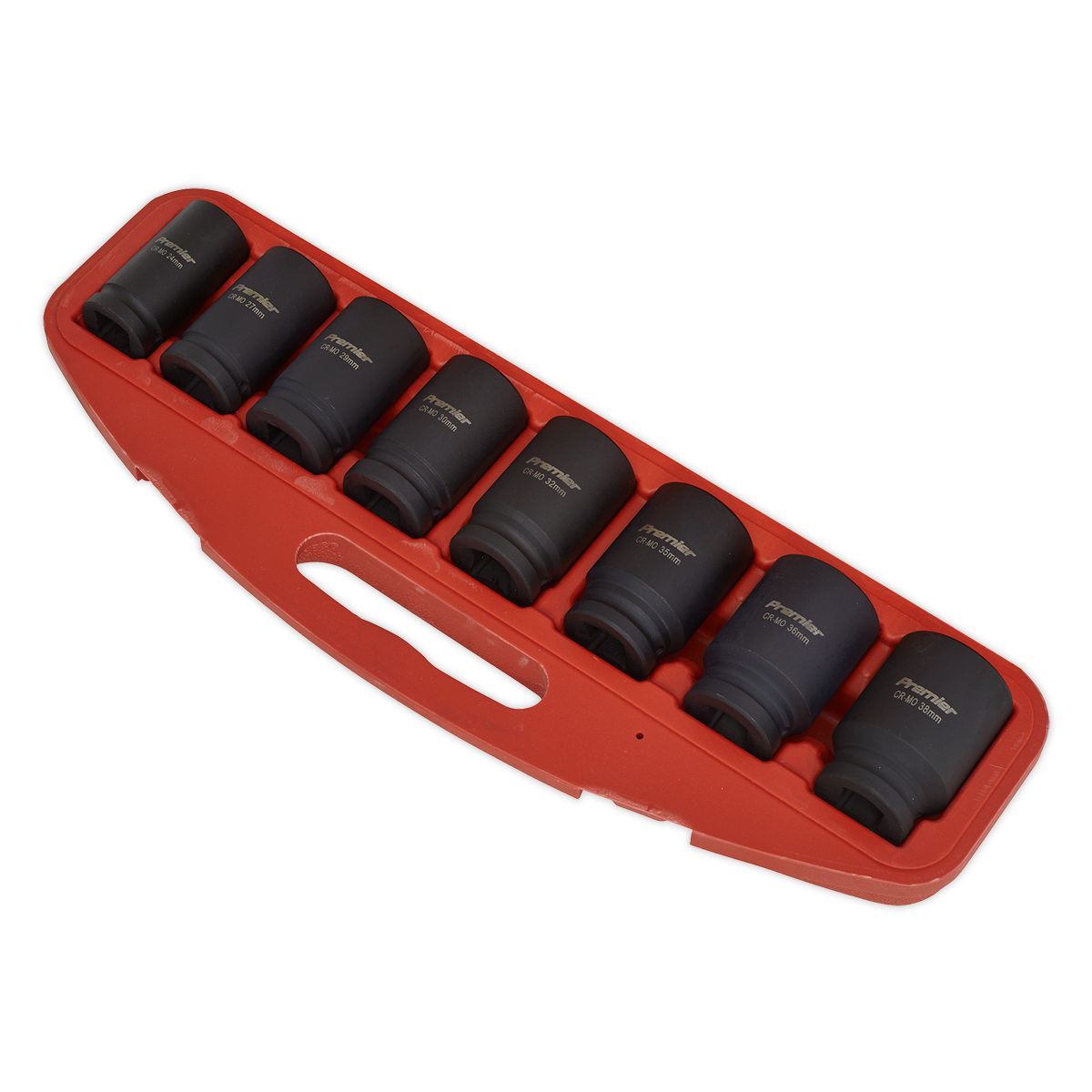Sealey Deep WallDrive Impact Socket Set 8pc Deep 3/4" Square Drive Metric AK885