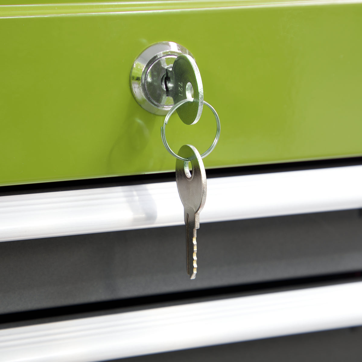 Sealey Topchest Rollcab 6 Drawers W/Ball Bearing Runners Hi-Viz AP2200BBHV