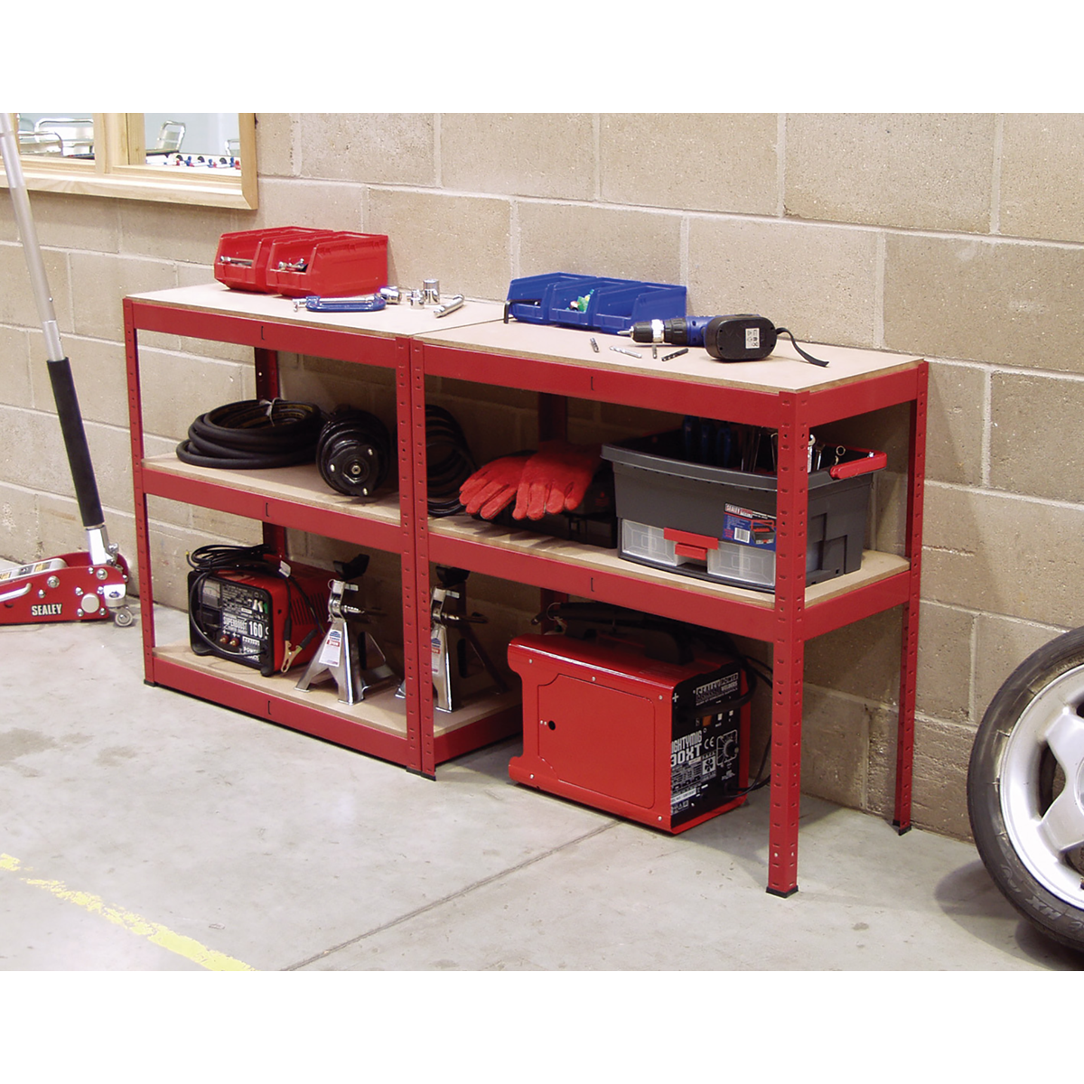 Sealey Racking Unit Storage With Five MDF Shelves 350kg Capacity/Level AP6350