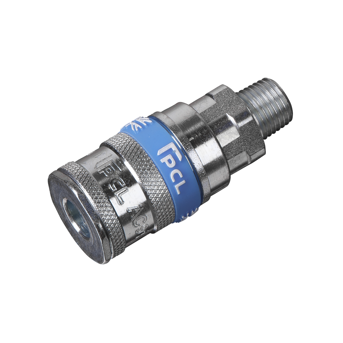 Sealey Coupling Body Male Slim Profile 1/4" BSPT 100 PSI 35-43 CFM Silver AC16