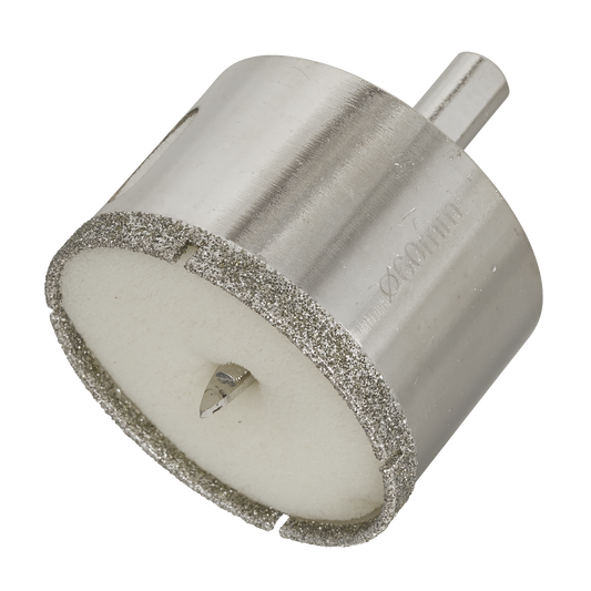 Sealey Electroplated Diamond Hole Saw 60mm Diameter 45mm Cutting Depth DHS60