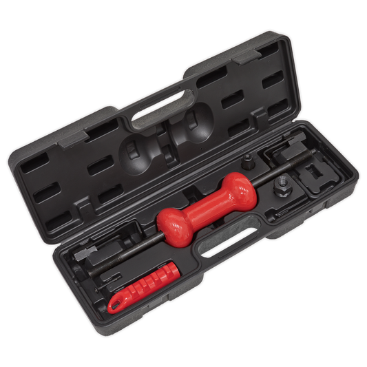 Sealey Slide Hammer Kit With Comfortable Rubber Grip Handle 9 Pieces DP9/5B