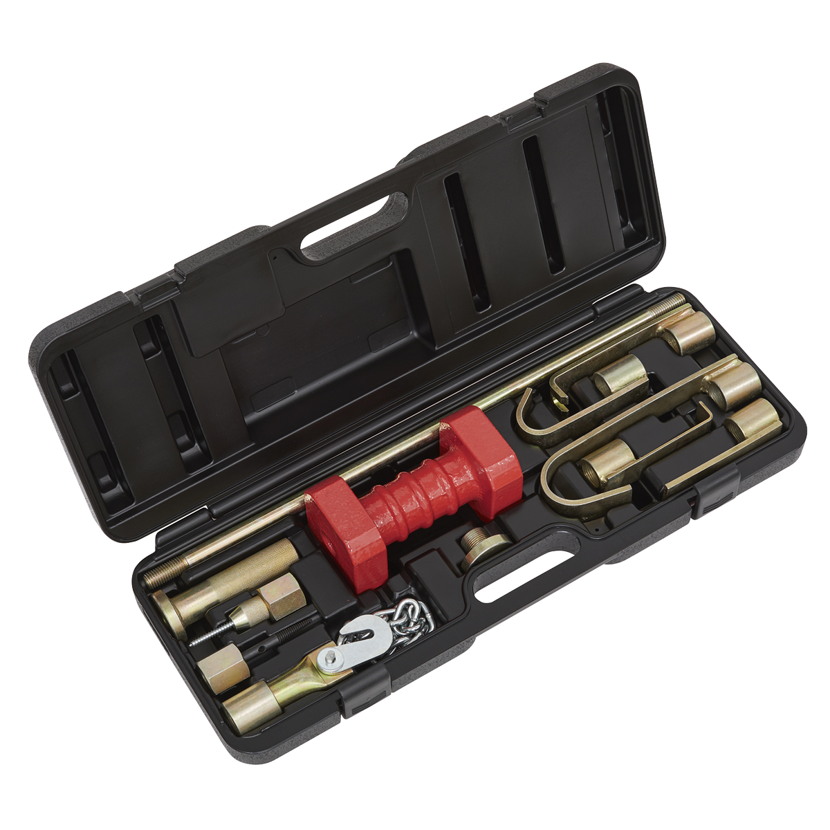 Sealey Heavy Duty Slide Hammer Kit For Body Panels & Vehicle Chassis 10pc DP90