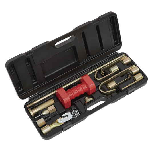 Sealey Heavy Duty Slide Hammer Kit For Body Panels & Vehicle Chassis 10pc DP90