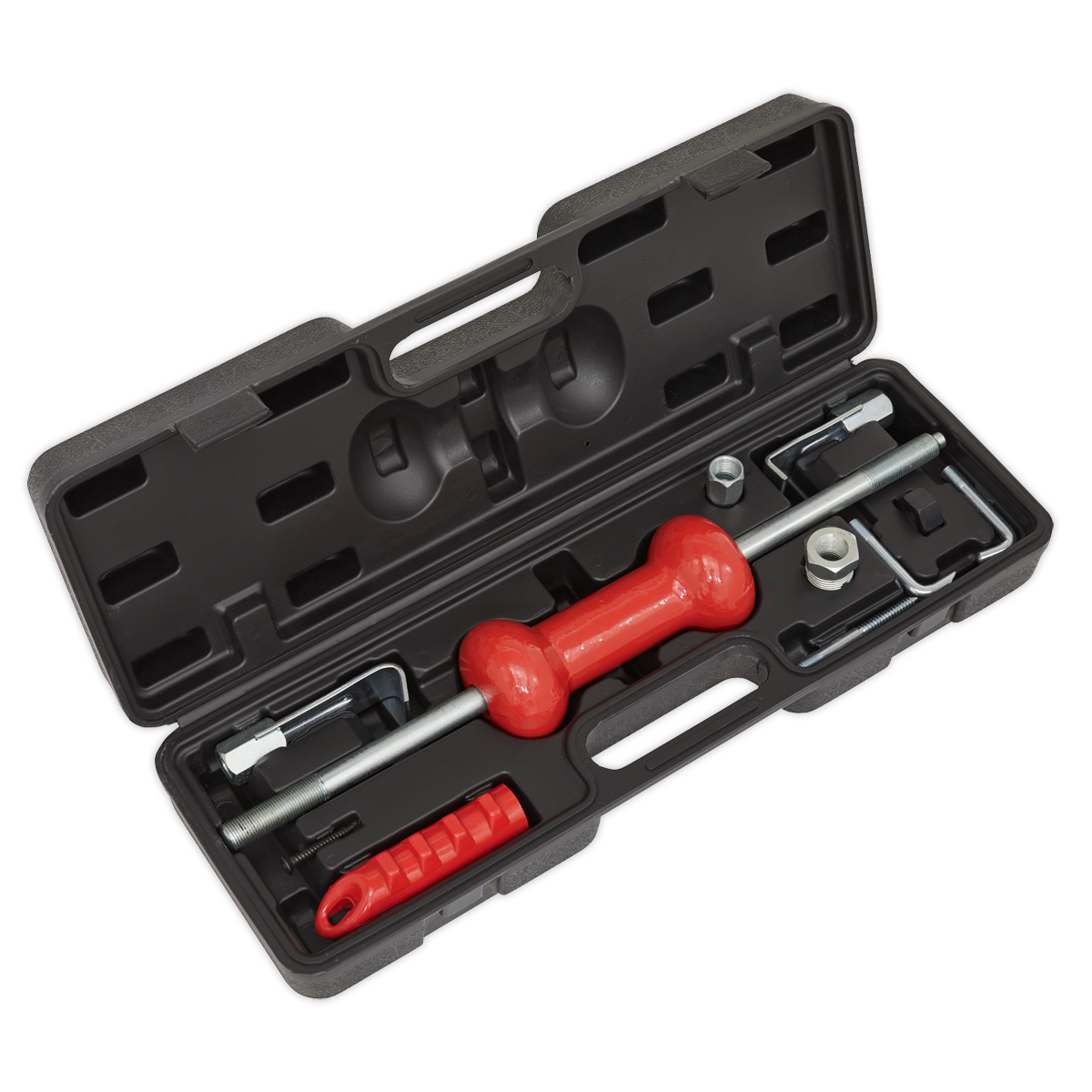 Sealey Slide Hammer Kit With Comfortable Rubber Grip Handle 9 Pieces DP935B