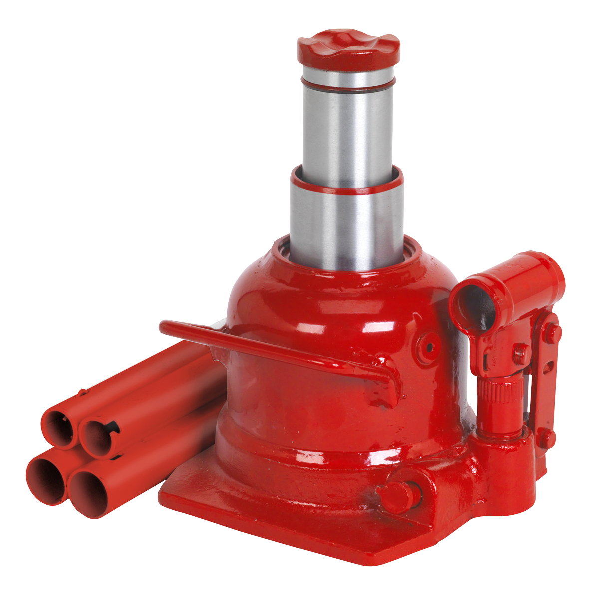 Sealey 10 Tonne Telescopic Low Profile Bottle Jack With Overload Valve BJ10LE