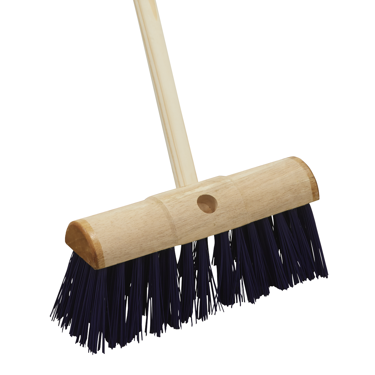 Sealey Yard Broom 13" 325mmStiff Hard Bristle + Handle Bracket Heavy Duty BM13H