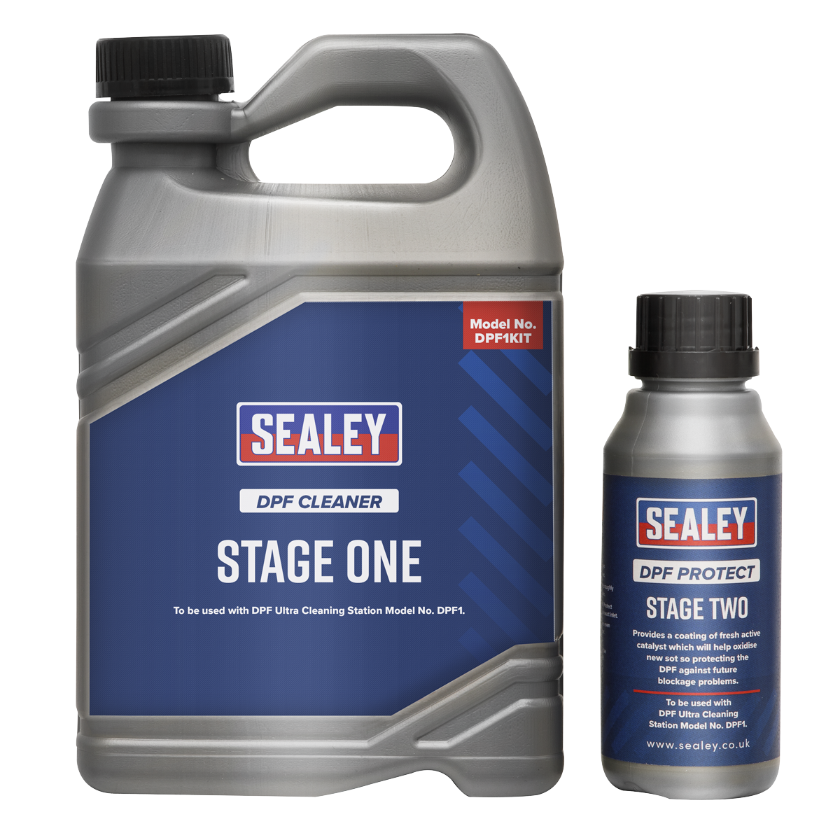Sealey DPF 2-Stage Ultra Cleaning Kit With Nano-Catalyst Protection DPF1KIT