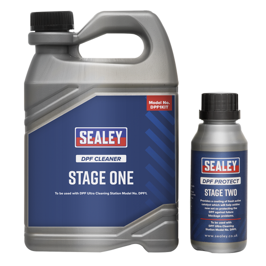 Sealey DPF 2-Stage Ultra Cleaning Kit With Nano-Catalyst Protection DPF1KIT