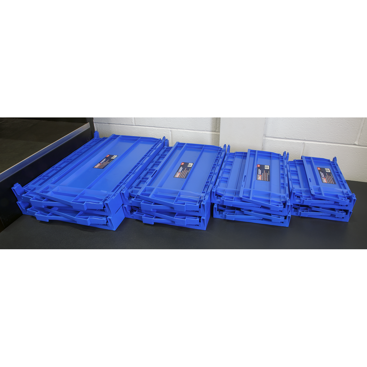 Sealey 8.5L Multifunctional Collapsible Storage Bin Box Sturdy Plastic CB85L
