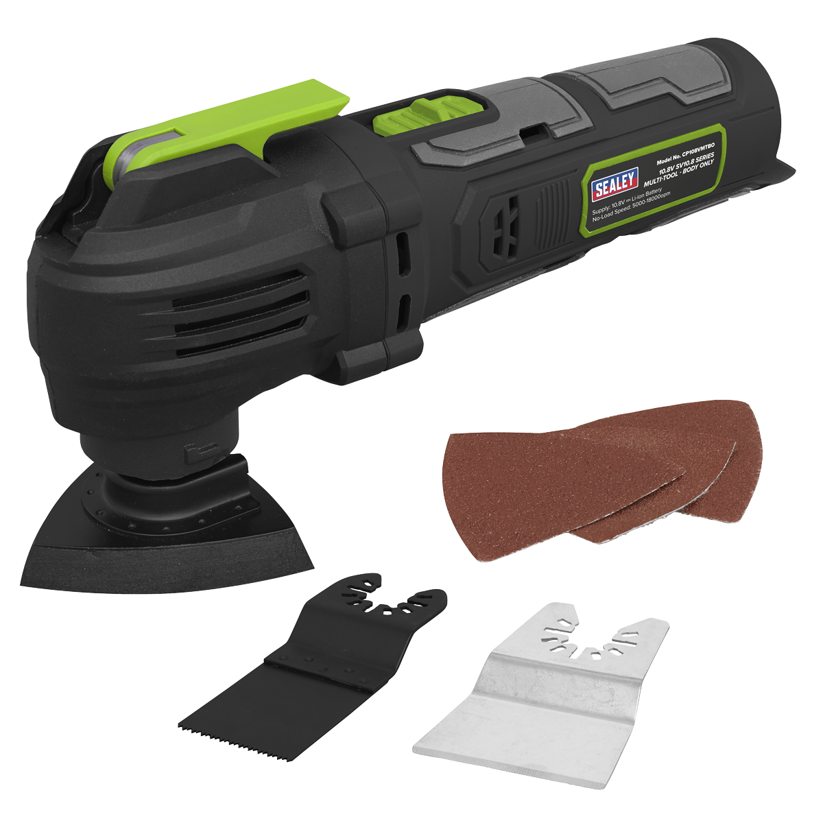 Sealey SV10.8 Series Cordless Multi-Tool Kit 10.8V 2Ah Body Only CP108VMT