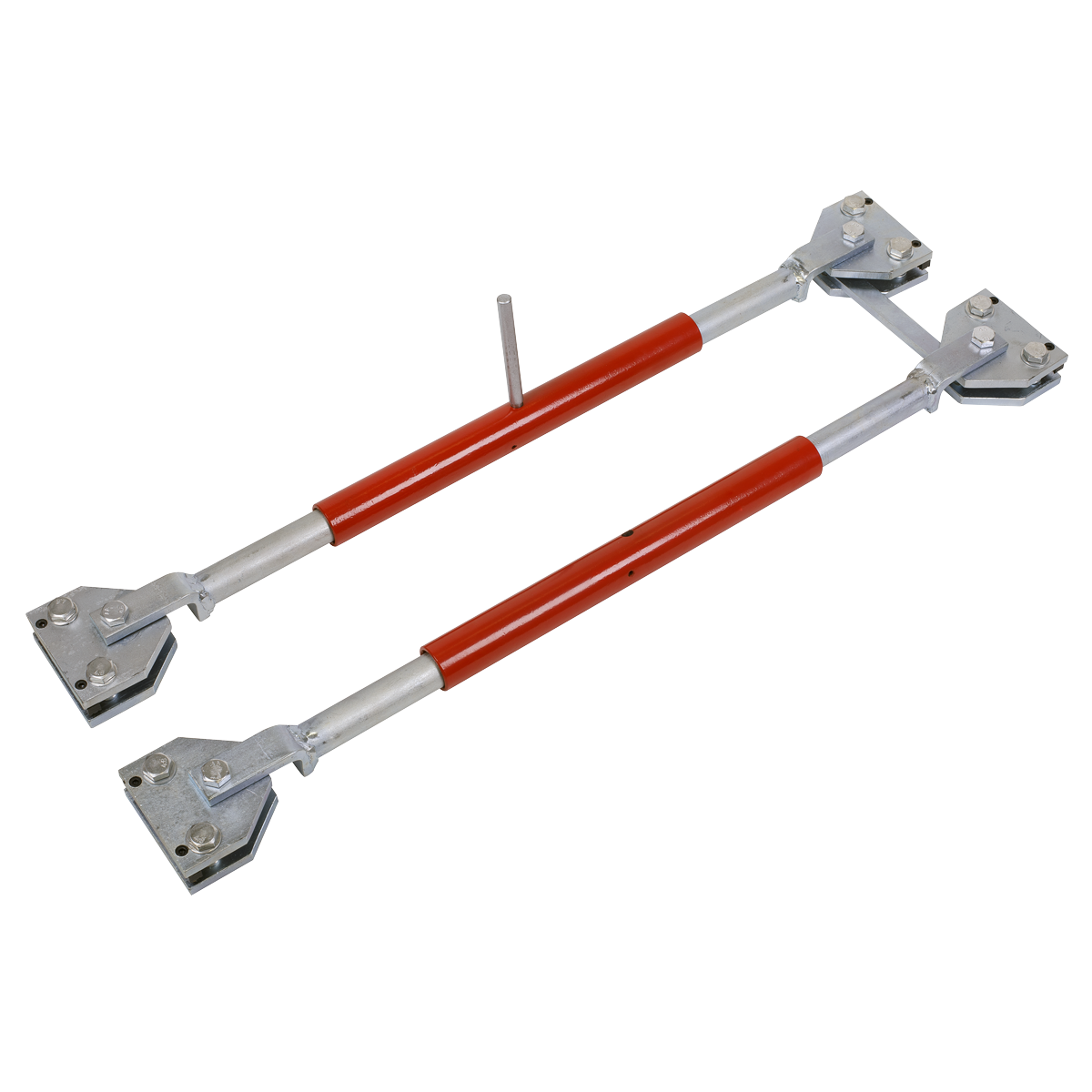 Sealey Door Restraining Bars Steel Tube With Heavy Jaw Assemblies Pack Of 2 DR66