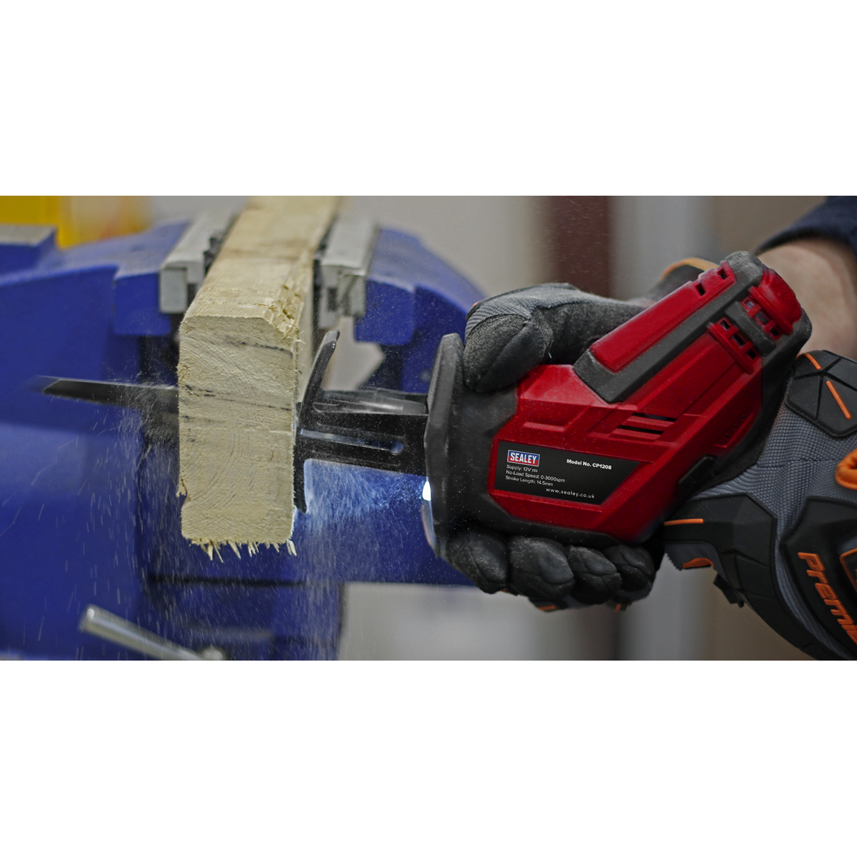Sealey 12V SV12 Series Cordless Reciprocating Saw Compact - Body Only CP1208