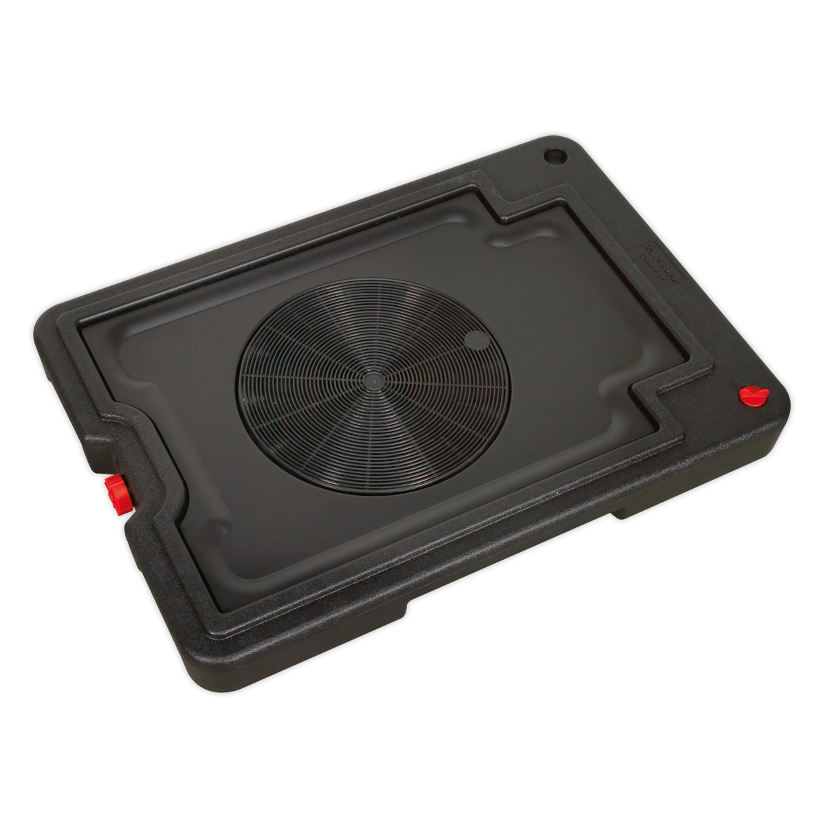 Sealey Oil Fluid Drainer Low Profile Design With Four Castors 30L DRP011