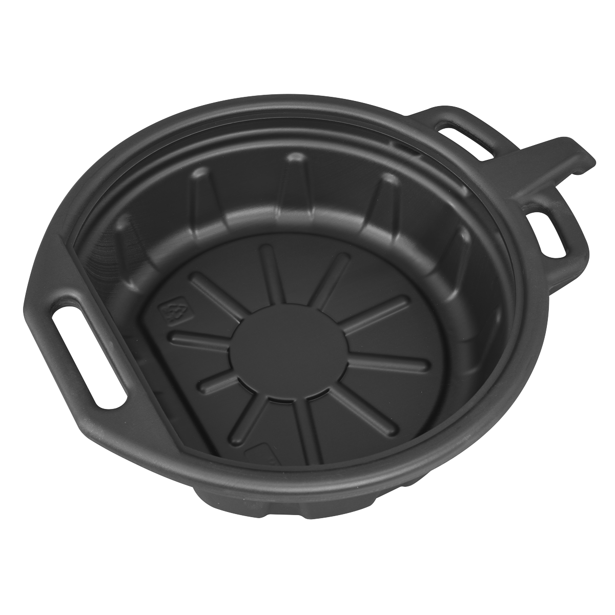 Sealey Oil Fluid Drain Pan High-Density Polyethylene UV Stabiliser 7.6L DRP02