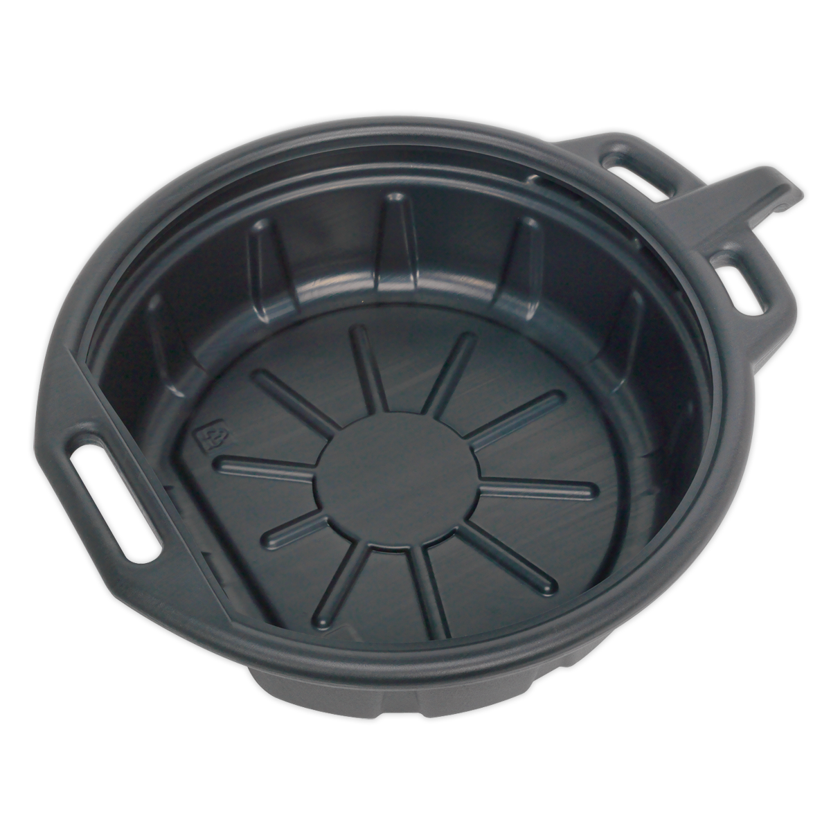 Sealey Oil Fluid Drain Pan High-Density Polyethylene UV Stabiliser 17L DRP03