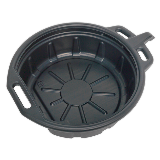 Sealey Oil Fluid Drain Pan High-Density Polyethylene UV Stabiliser 17L DRP03