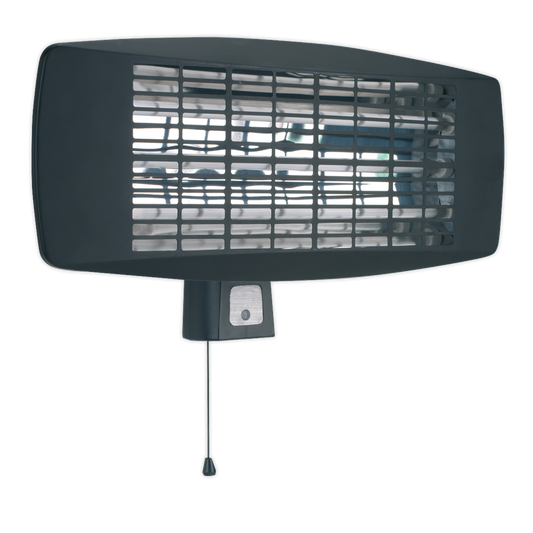 Sealey Infrared Quartz Heater - Wall Mounting 2000W/230V IP24 Rated IWMH2003