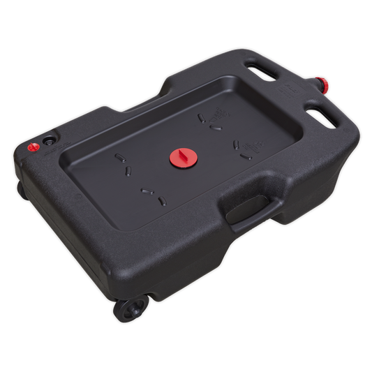 Sealey Oil Fluid Drain & Recycling Container Heavy Duty 54L - Wheeled DRP09