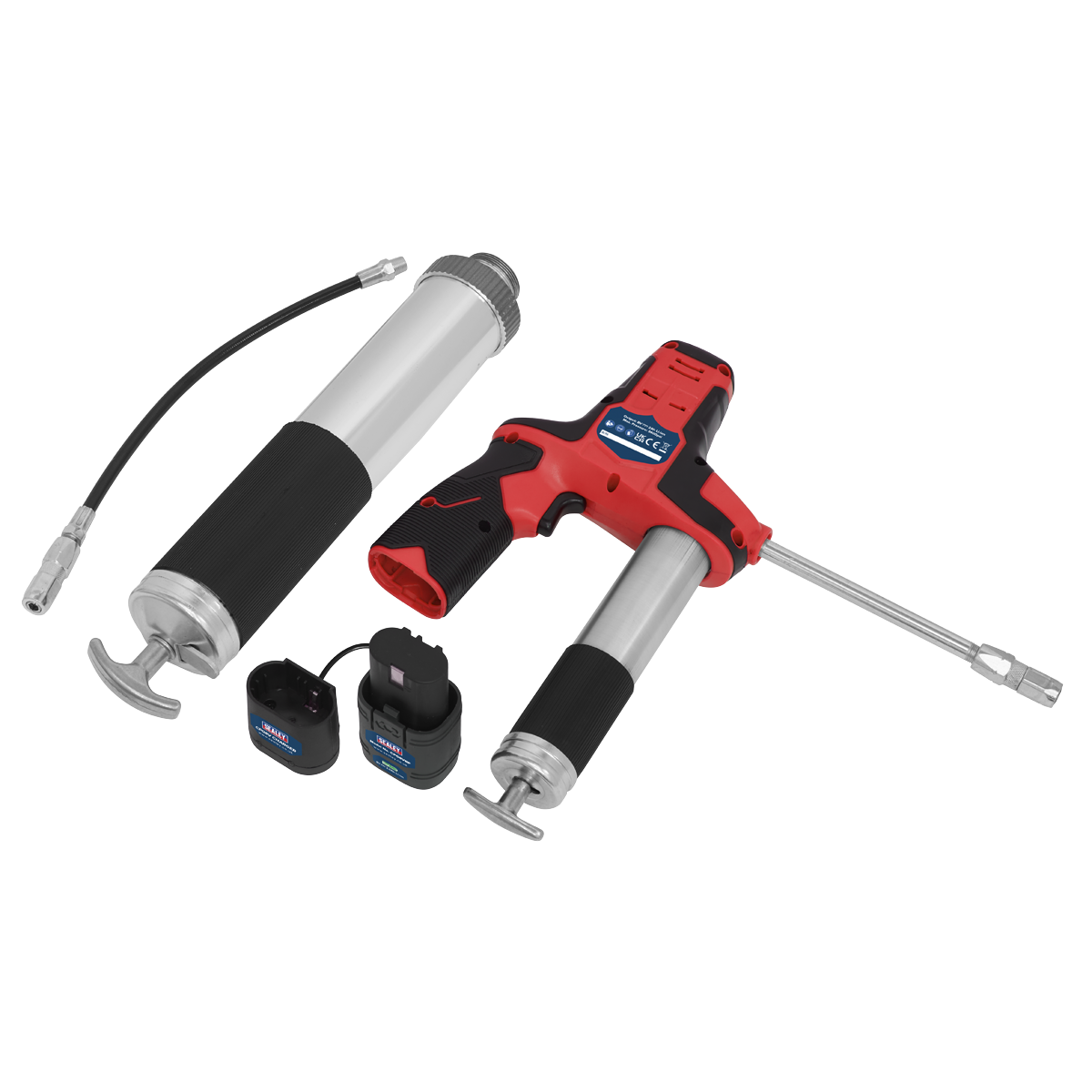 Sealey Lightweight Versatile Cordless Grease Gun 8V With 2Ah Battery CPG8V