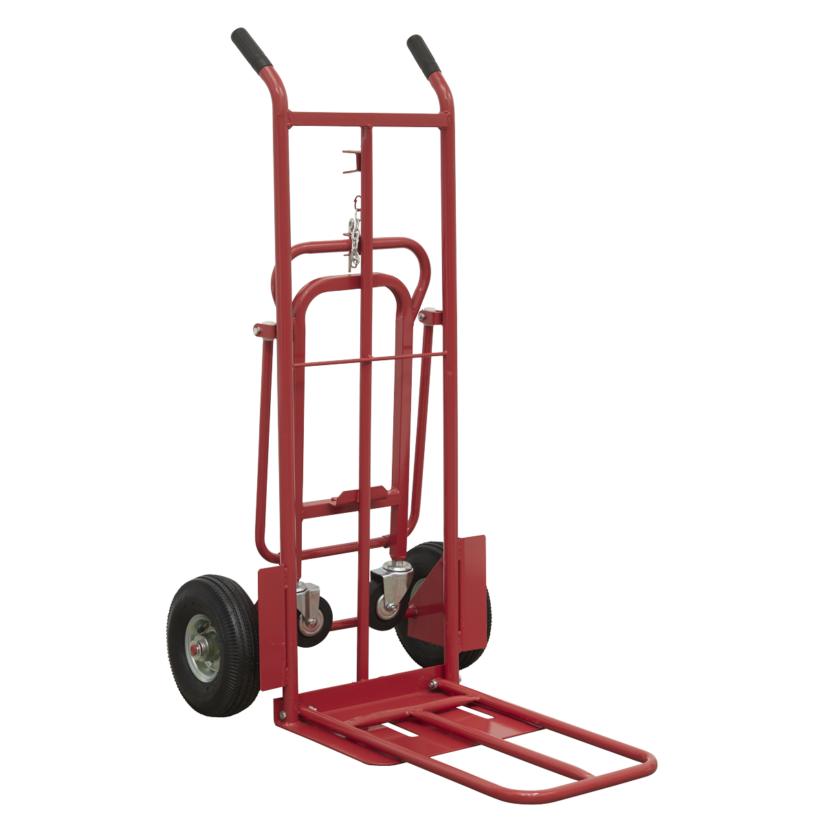 Sealey Sack Truck 3-In-1 With Heavy Duty Pneumatic Tyre 250kg Capacity CST989