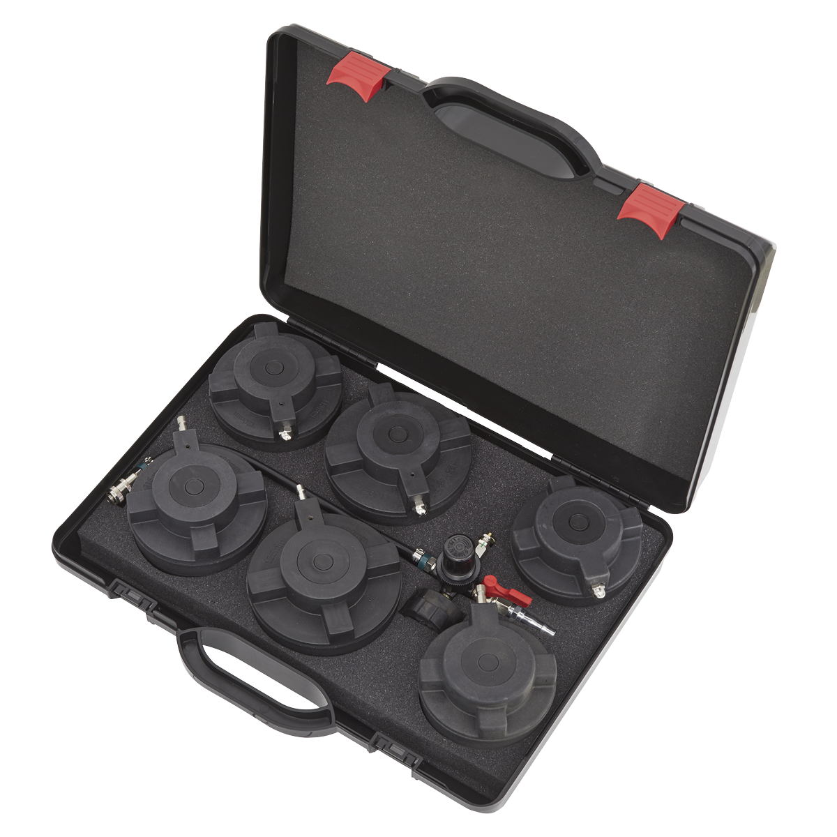 Sealey Turbo System Leakage Tester With Pressure Gauge & Shut-Off Valve CV2030