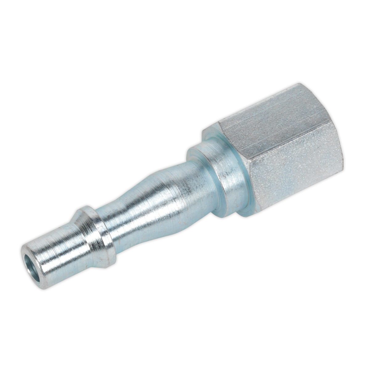 Sealey Screwed Adaptor Female 1/4" BSP 100 PSI 35-43 CFM Silver - Pack of 5 AC18
