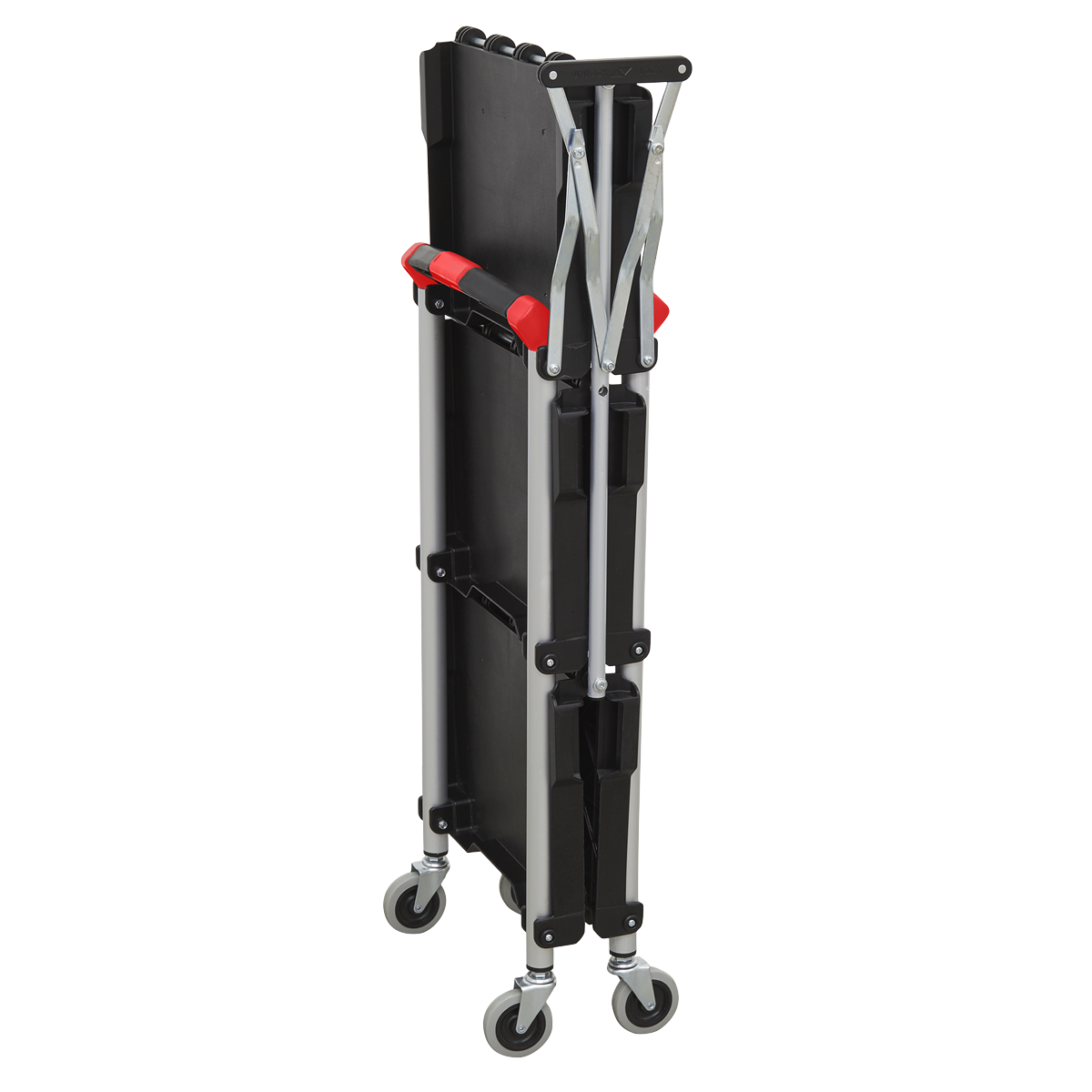 Sealey Folding Workshop Trolley Storage 3 Levels 25kg Capacity/Shelf CX314