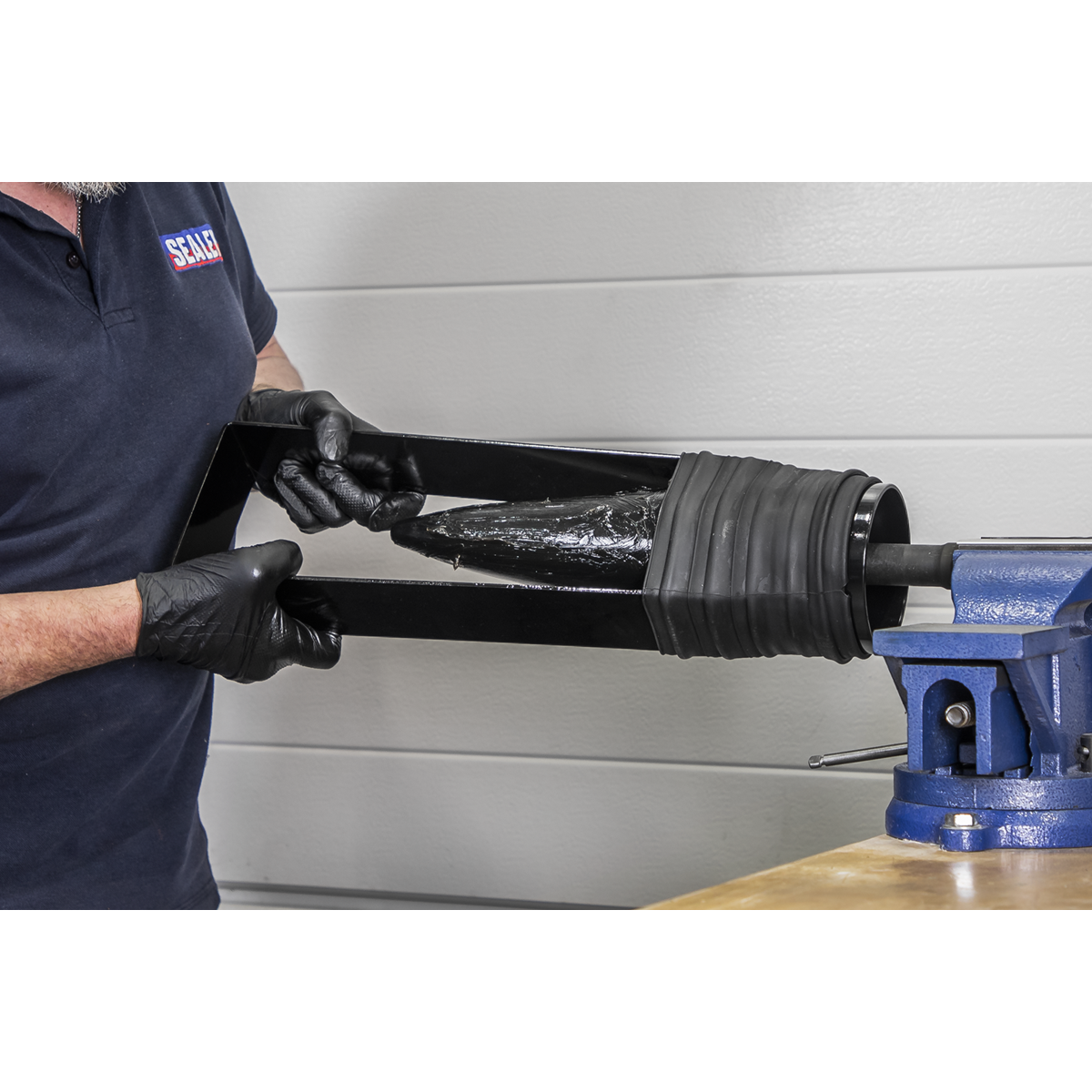 Sealey Duraboot Stretch CVJ Boot With Fitting Clips & Grease Ø80-104mm DBC100