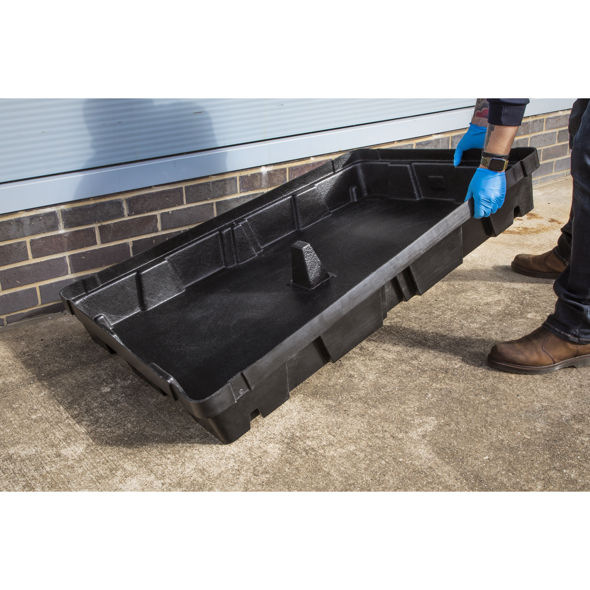 Sealey Spill Tray High-Density Polyethylene Lightweight 100L 100 Litres DRP100