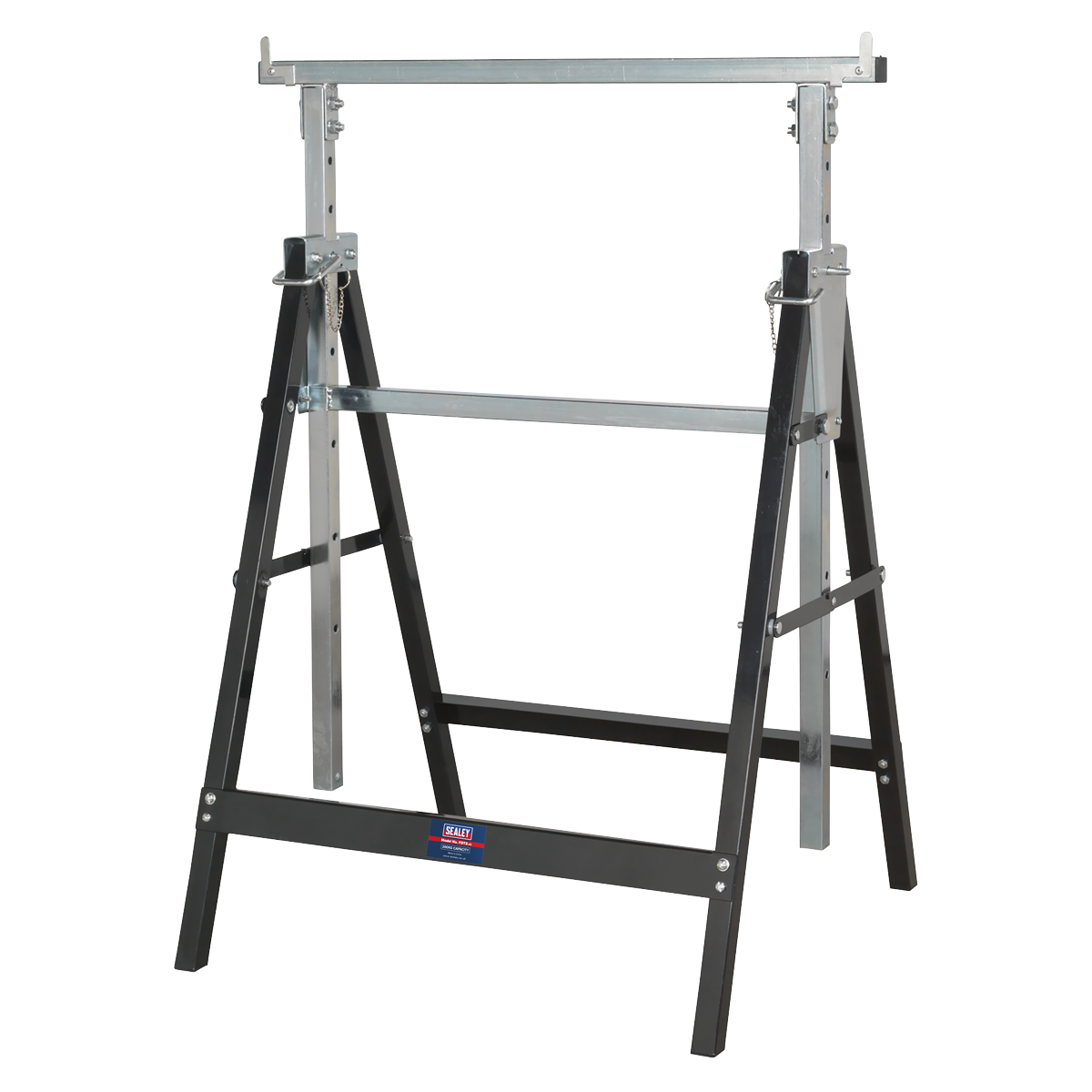 Sealey Fold Down Telescopic Trestle 200kg Capacity Pair 800mm - 1300mm FDT32