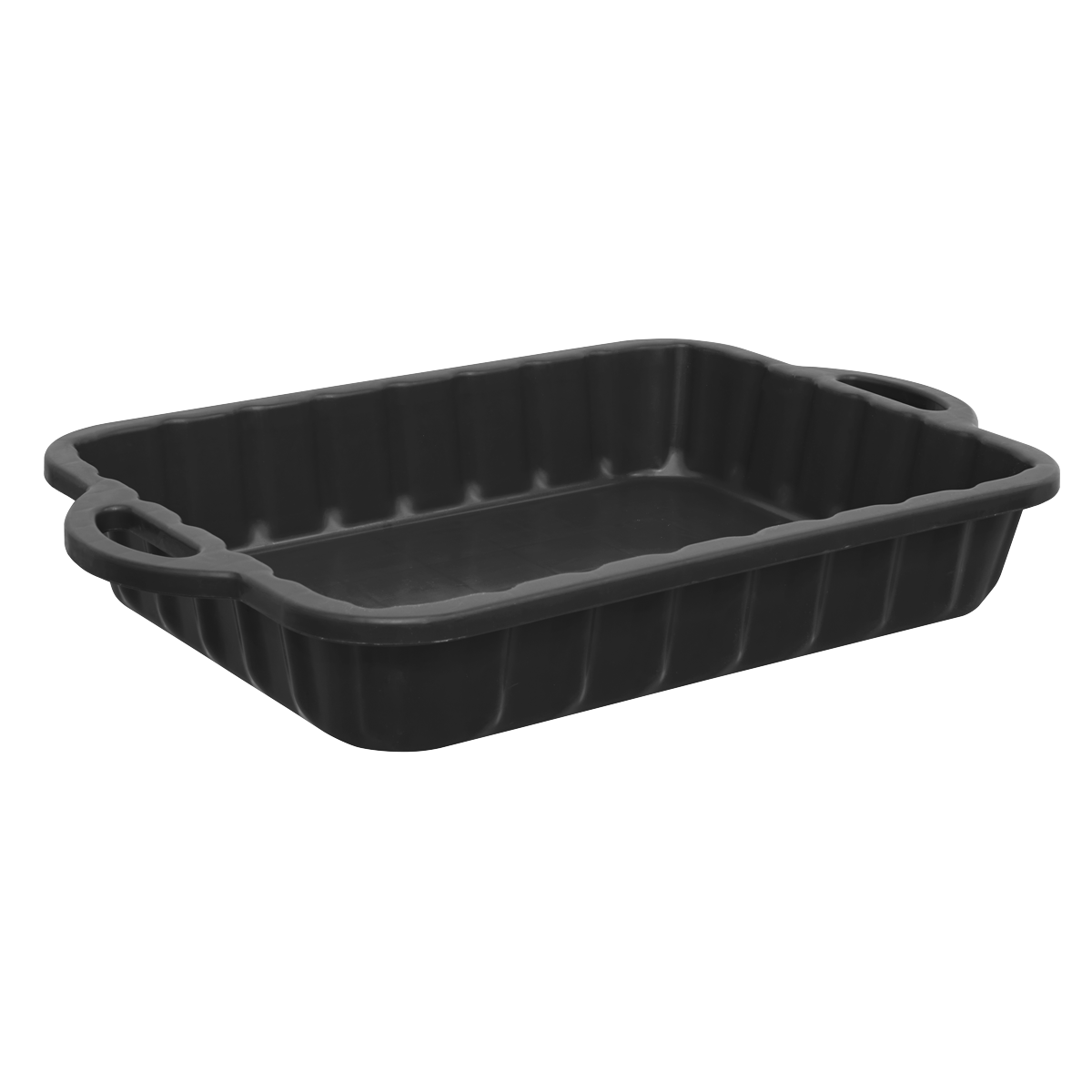 Sealey 12L Plastic Lightweight Drain Pan From Hard-Wearing Polypropylene DRPH12
