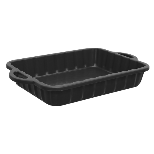 Sealey 12L Plastic Lightweight Drain Pan From Hard-Wearing Polypropylene DRPH12