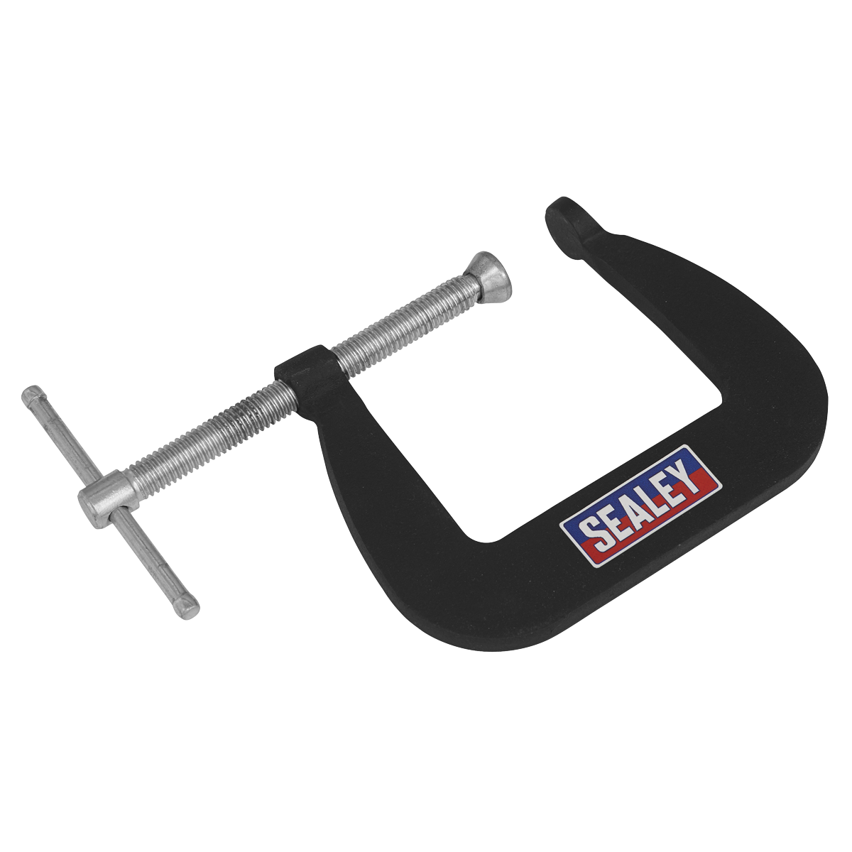 Sealey Junior C-Clamp Set 64mm x 64mm Jaw Opening/Throat Depth 4 Pieces GCC01
