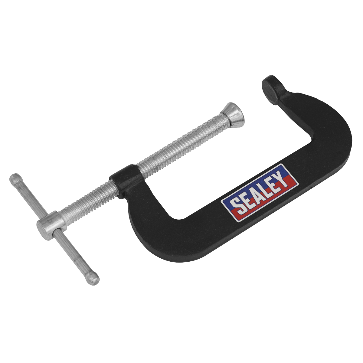 Sealey Junior C-Clamp Set 76mm x 35mm Jaw Opening/Throat Depth 4 Pieces GCC02