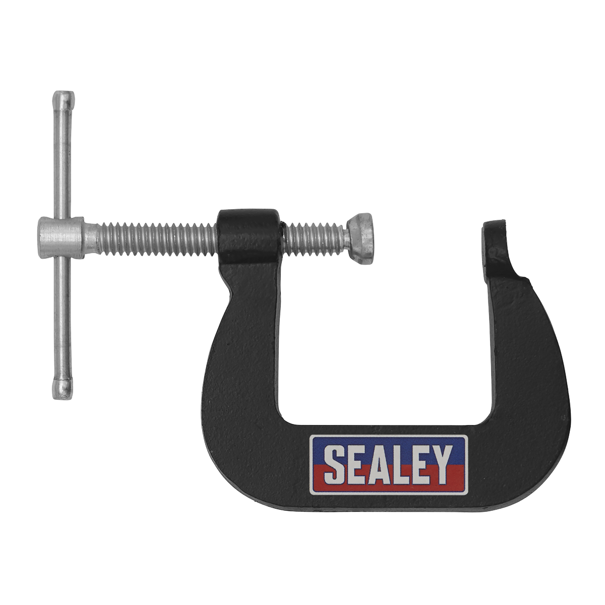 Sealey Junior C-Clamp Set 28mm x 28mm Jaw Opening/Throat Depth 8 Pieces GCC05