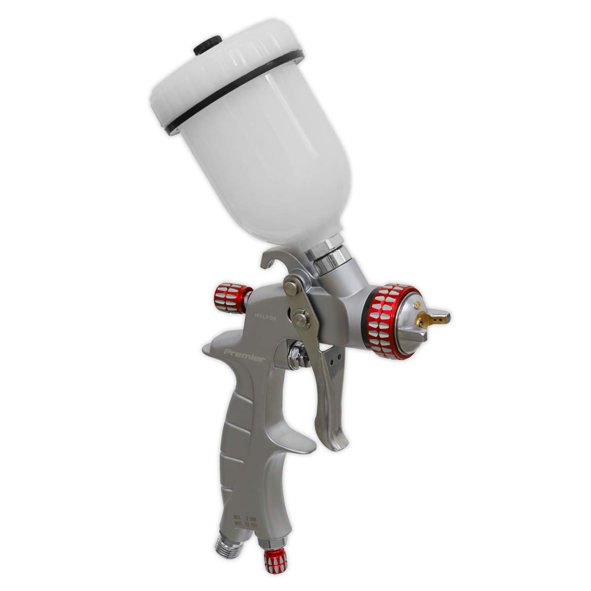 Sealey Professional HVLP Gravity Feed Touch-Up Spray Gun - 1mm Set-Up HVLP04