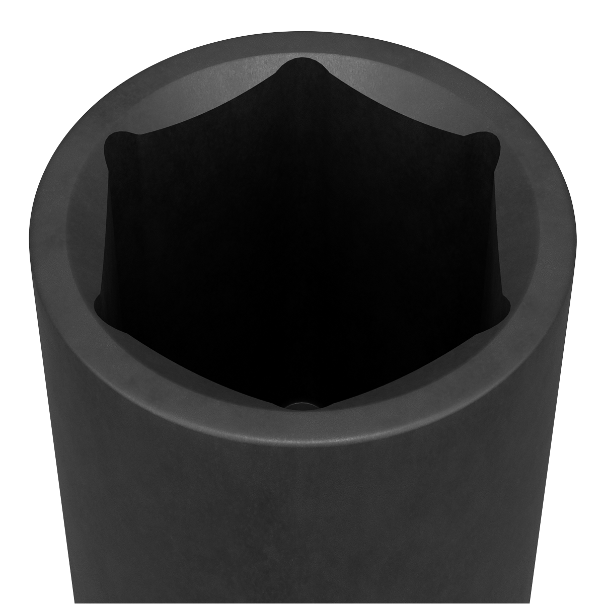 Sealey Impact Socket 22mm Deep 1/2" Square Drive Chrome Vanadium Black IS1222D