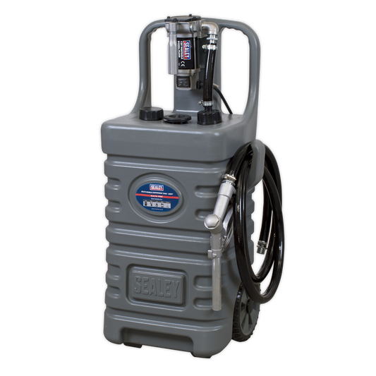 Sealey Mobile Dispensing Tank 55 Litres With Diesel Pump - Grey DT55GCOMBO1