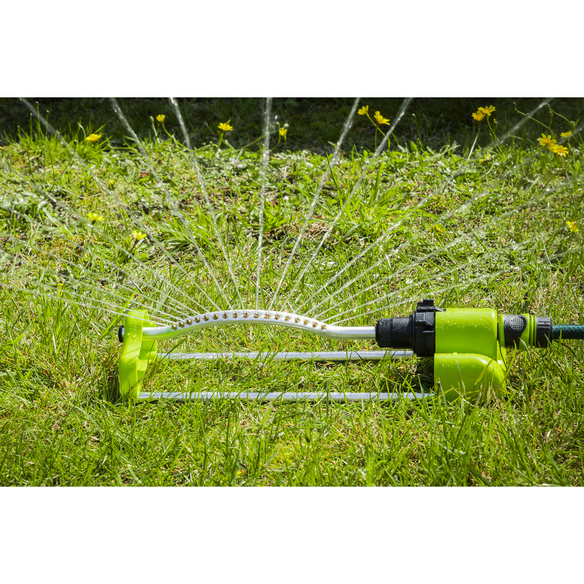Sealey Oscillating Sprinkler Brass Heads 17 Nozzle With Built-In Filter JS2122