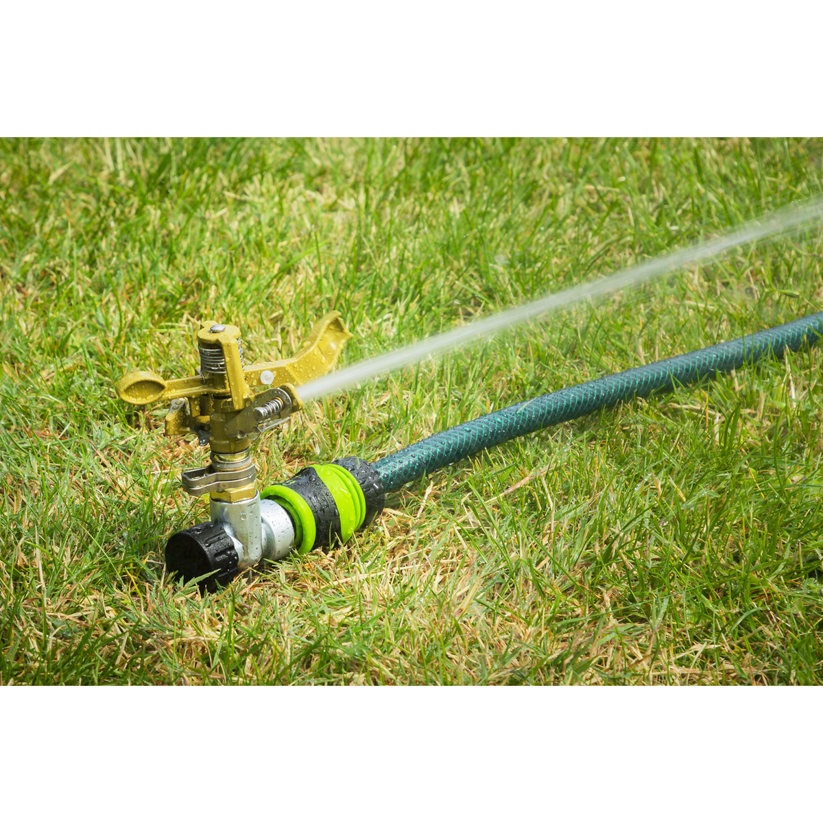 Sealey Pulsating Water Sprinkler on Metal Spike 20m Maximum Diameter JS303