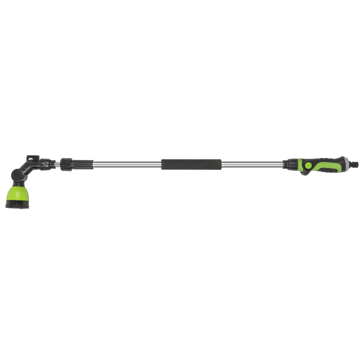 Sealey Telescopic Lance 6-Pattern Spray Head 140cm Rubber Handle Durable JS9286