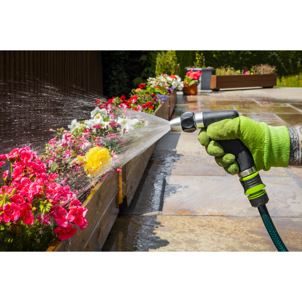 Sealey Adjustable Spray Gun With Soft Ergonomic Grip Handle Durable JS9563