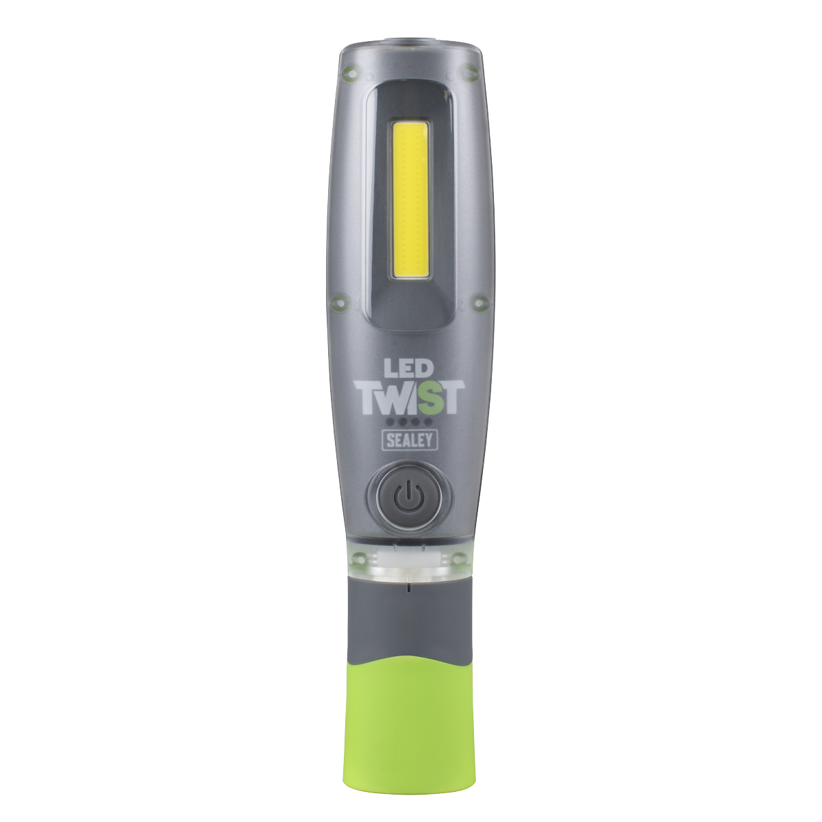 Sealey LED Twist Rechargeable Inspection Light Green 16W COB & 1W SMD LED2001G