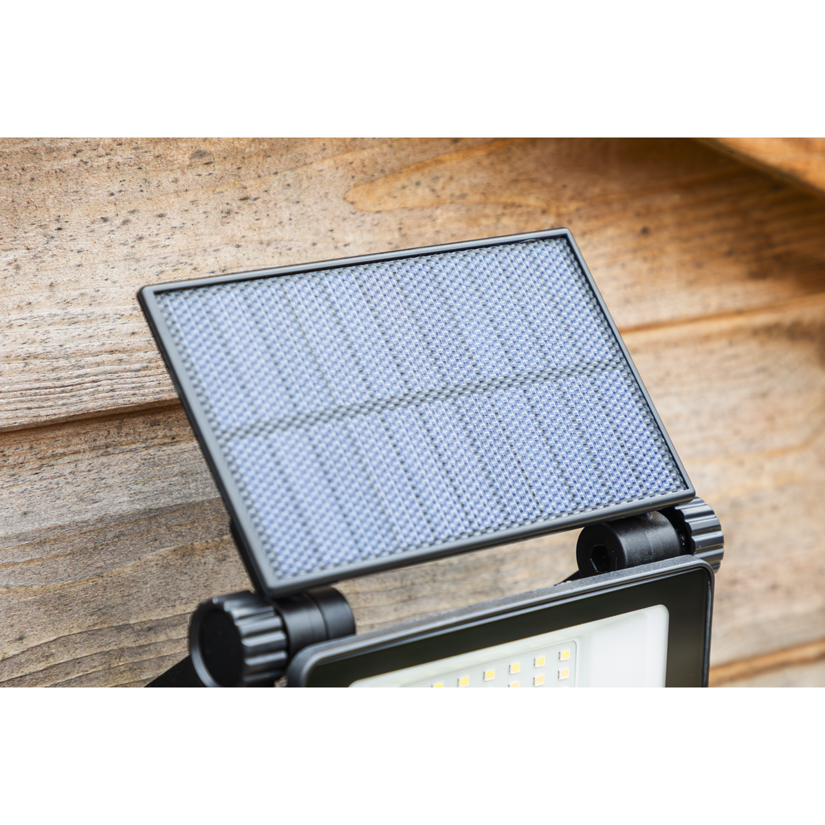 Sealey Extra-Slim Solar Floodlight Torch Lamp With Wall Bracket 20W SMD LED