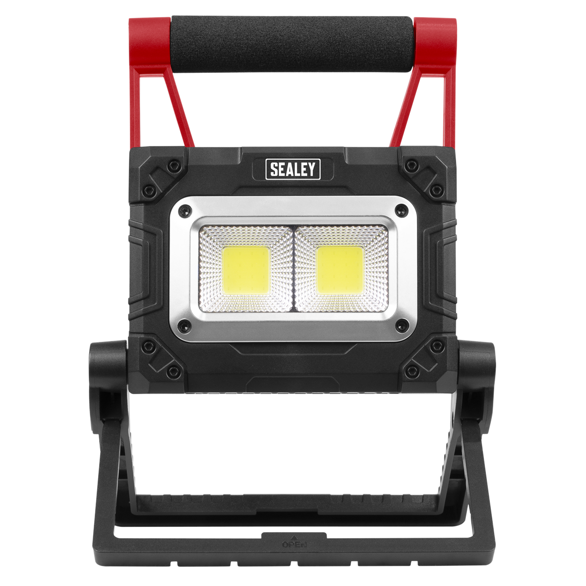 Sealey 15W COB LED Solar Powered Rechargeable Portable Floodlight LEDFL15WS