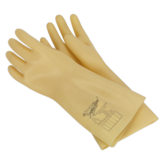 Sealey Electricians Workshop Safety Protective Gloves Class 0 - 1kV HVG1000VL