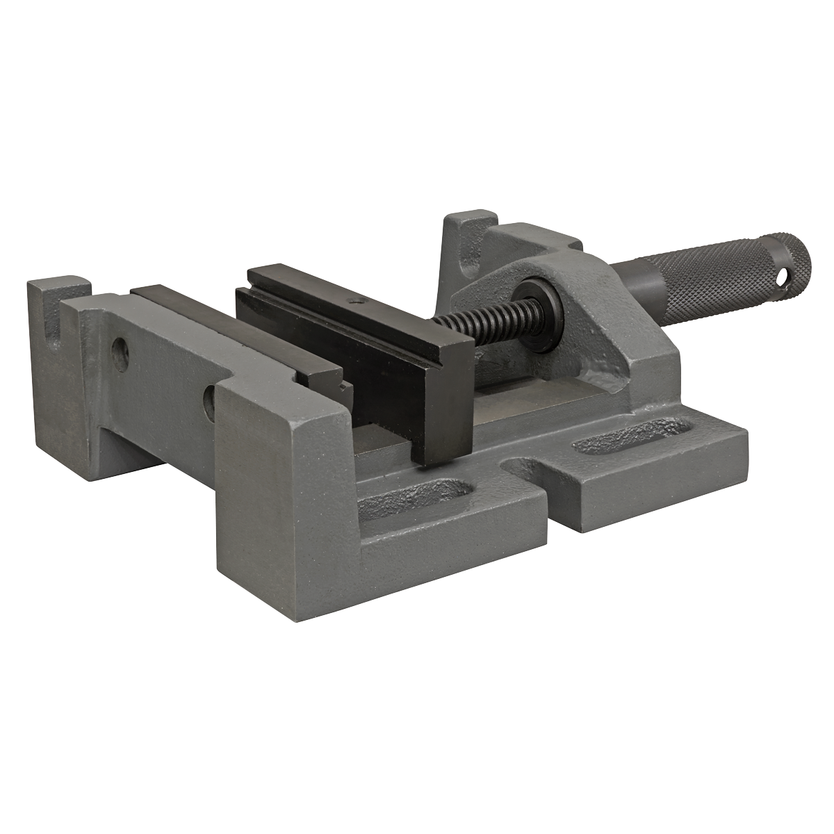 Sealey Drill Vice 100mm 3-Way Mounting, On Side, End Or Base - Grey DV3D