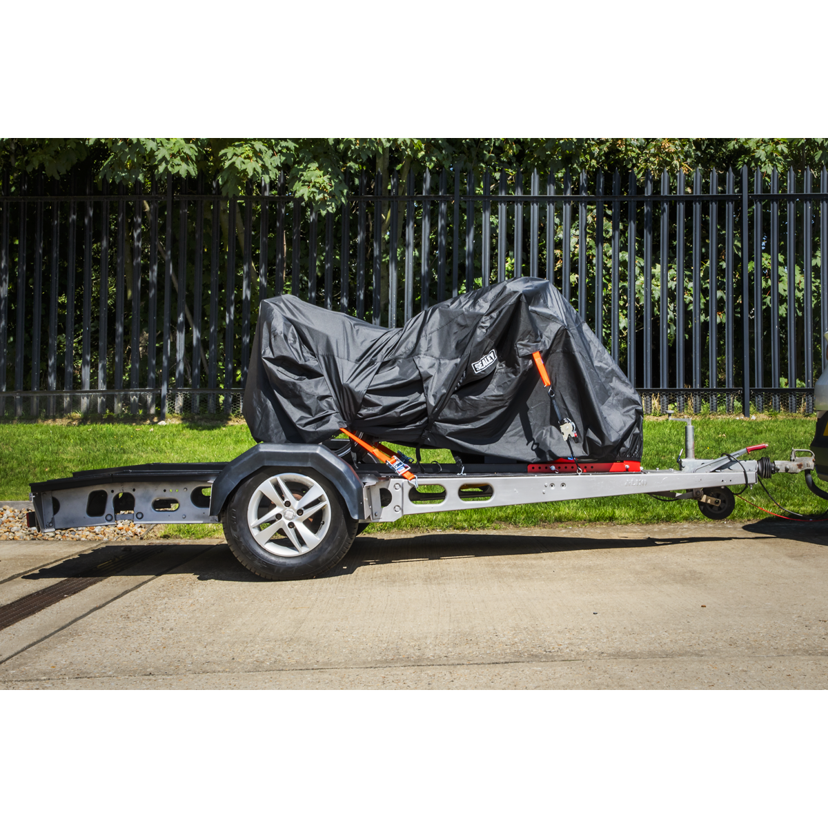 Sealey Waterproof Motorcycle Transport Cover With Secure Straps Large MTCL